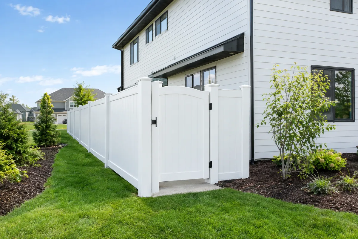 Vinyl Fencing example